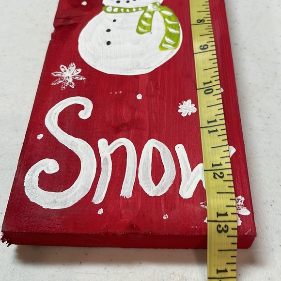 Let it Snow Hand made sign - Picture 5 of 6